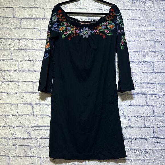 johnny was black embroidered dress Buy MEHDI VELVET WRAP DRESS
